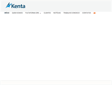 Tablet Screenshot of kenta.com.br