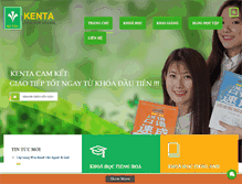 Tablet Screenshot of kenta.edu.vn
